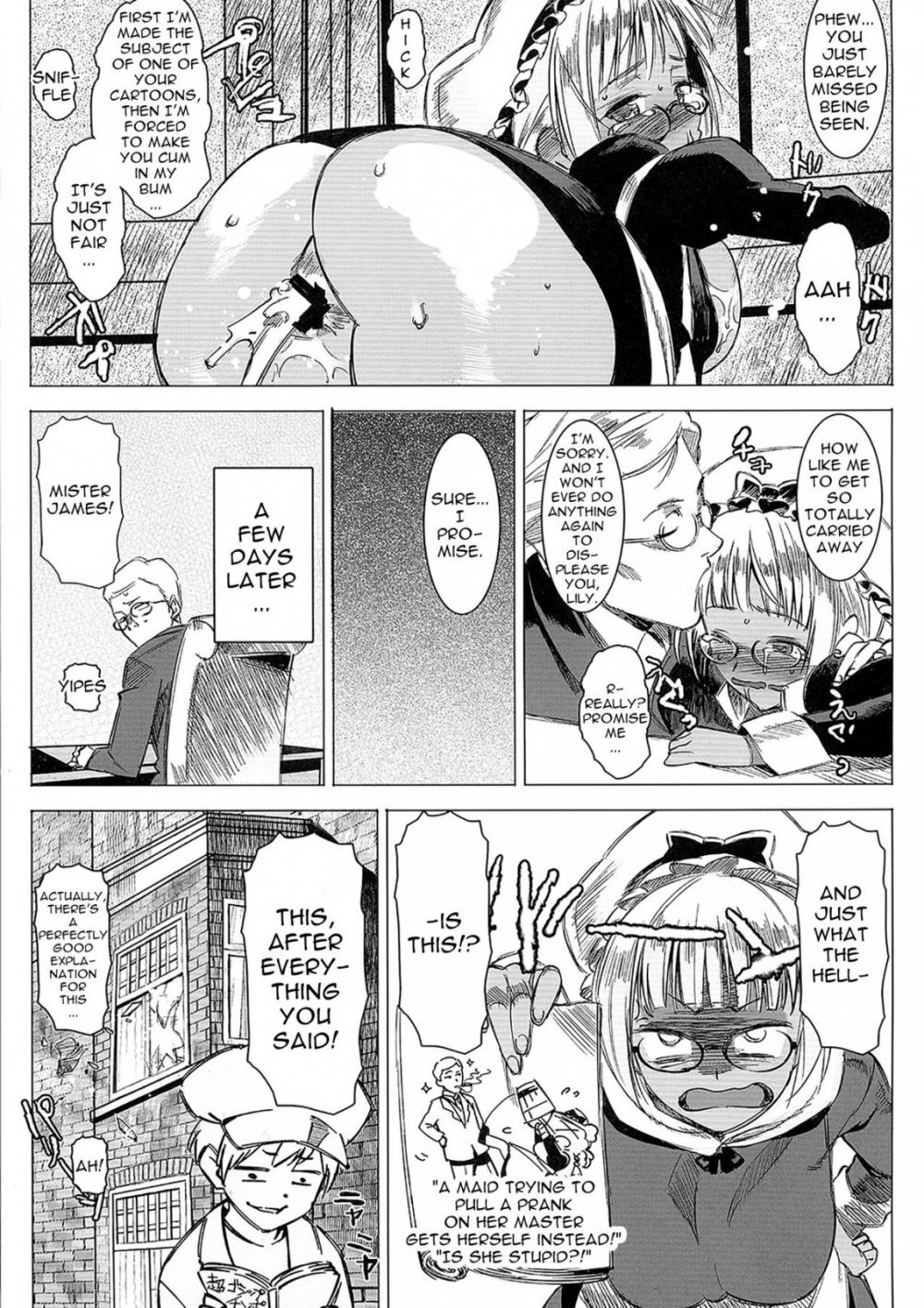 Hentai Manga Comic-Milk-spraying Creamy Brown Maid! Is She Stupid-Read-23
